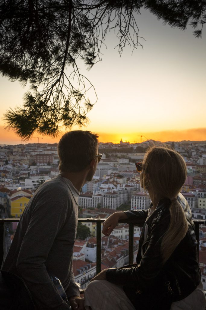 Pôr do sol em Lisboa Lisbon Evasões fotografia profissional lifestyle