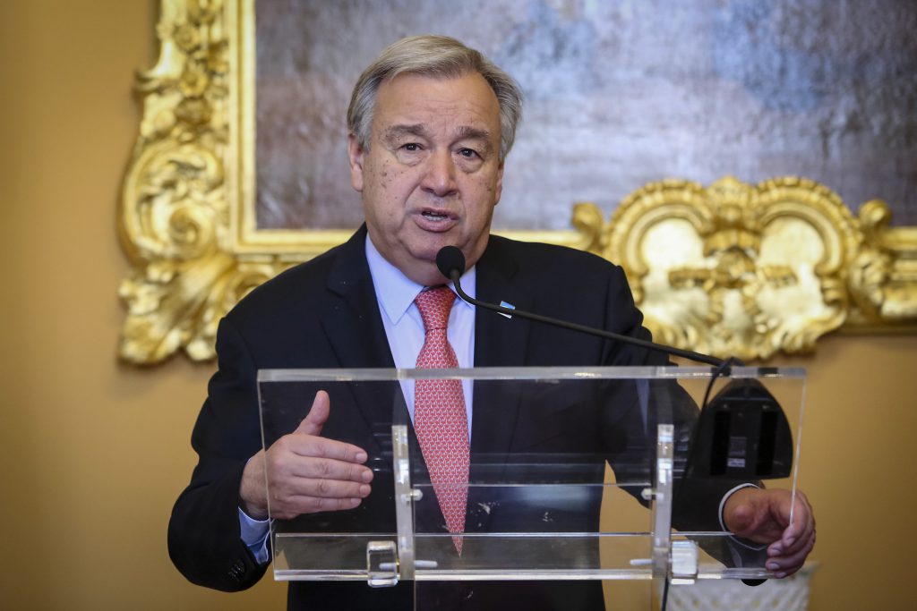 António Guterres secretário geral da Organização das Nações Unidas (ONU) fotografia profissional lisboa news photojournalism fotojornalismo